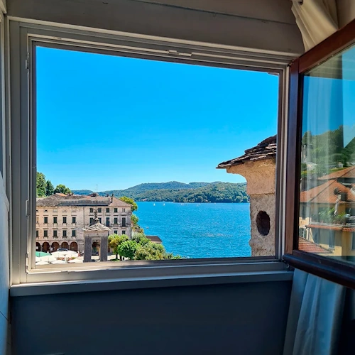 vista lago Hotel Ara Coeli Orta San Giulio